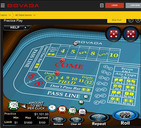free online craps bovada